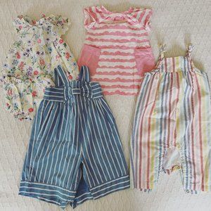 Bundle of Baby / Toddler Girl Spring Clothes- Janie and Jack®  & Hanna Andersson